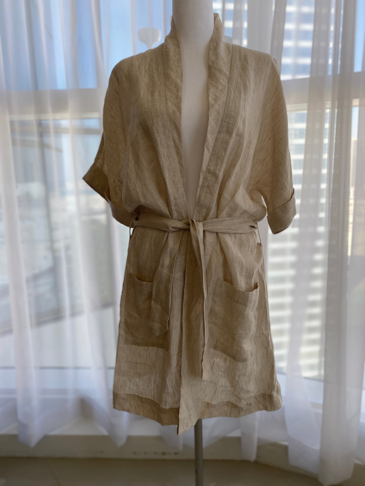 Linen kimono